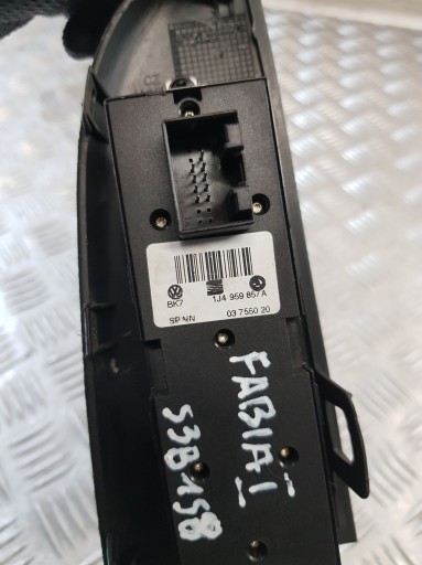 switch window control switch 1J4959857A SKODA FABIA and 02R