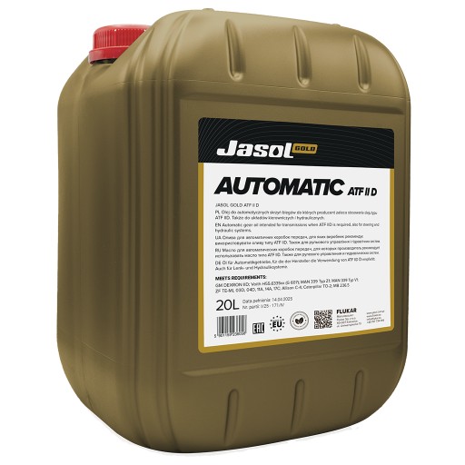 Масло трансмісійне jasol automatic atf 2d -- 20 л.