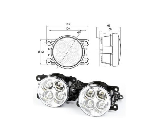 ZRN2007(MM)L-R - ДЕННІ ХОДОВІ ВОГНІ FORD C-MAX 11-