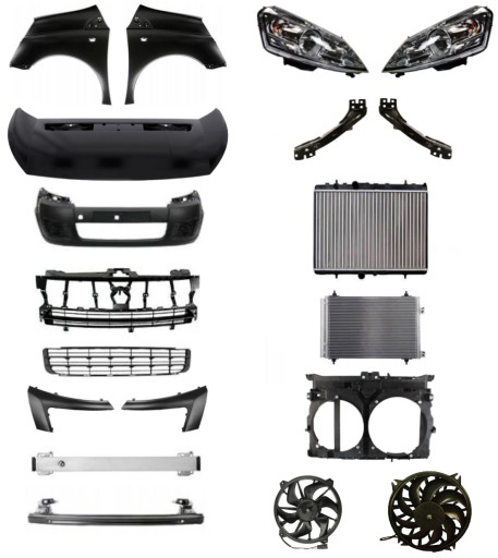 1861 - Citroen Jumpy 07-16 Бампер Ремень Капот Крыло