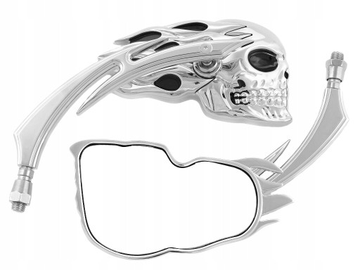 LU-316 - ХРОМОВАНІ ДЗЕРКАЛА ЗАДНЬОГО ВИДУ YAMAHA XVS 125 250 DRAG STAR