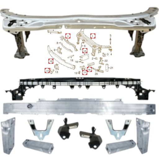 MRT-2031460 - Усилитель переднего ремня безопасности сминаемой зоны mercedes c-clasa w205 14-21r