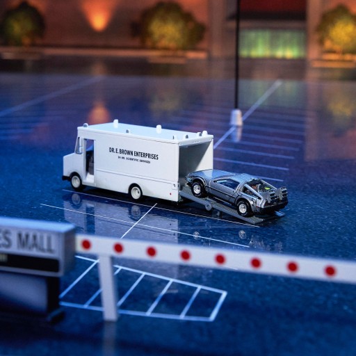 Hot Wheels Back to the Future 40th Anniversary Set DeLorean DMC-12