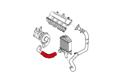 ПАТРУБОК ТУРБИНЫ IDEA PUNTO LANCIA MUSA 46832870 изображение 1