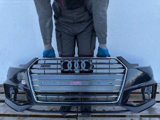 8W - Передній бампер audi a4 b9 8w0 2015- s-line 8w0807437f-l + решітка радіатора