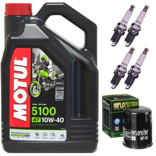 YAMAHA FJR 1300 A AE AS 01-12 Свечи зажигания с масляным фильтром