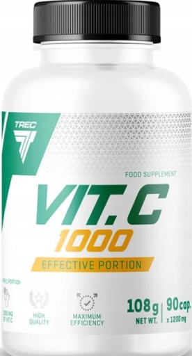 TREC VIT.C 1000 90C VITAMIN C 1000MG ODOLNOSŤ