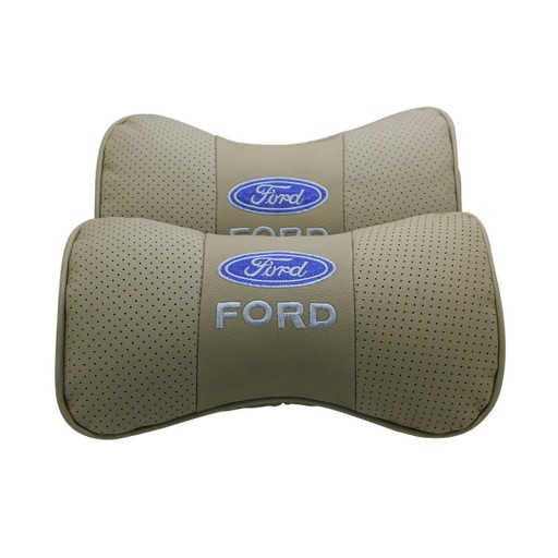 2pcs кожаный автомобильный подголовник для Ford