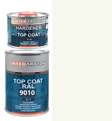 9010 RAL БІЛИЙ АКРИЛОВИЙ ТРОТОН 1Л + UT 2: 1