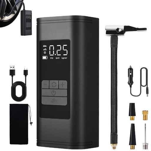 АВТОМОБІЛЬНИЙ КОМПРЕСОР НАСОС КОМПРЕСОР 12V LED БЕЗДРОТОВИЙ