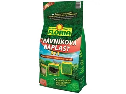 Náplasť trávniková 1kg 3 v 1 FLORIA