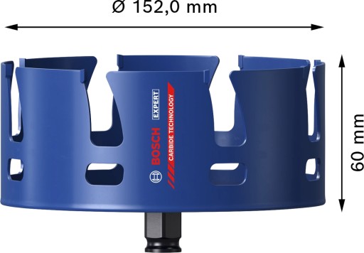 Діркова пила Bosch EXPERT Construction Material 152 мм