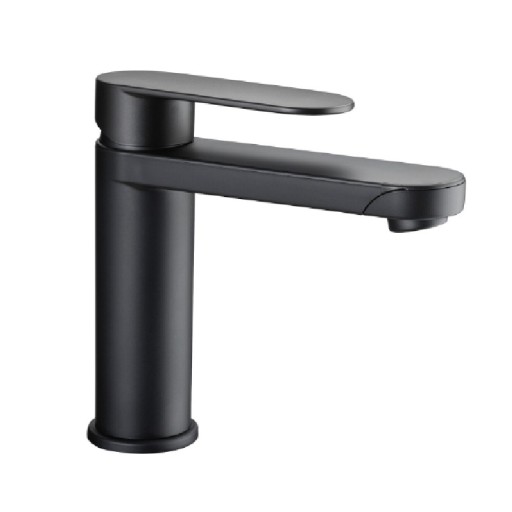 9984601 - ЗМІШУВАЧ ДЛЯ ВАННОЇ КІМНАТИ REICH LINNEA L МАТОВИЙ ЧОРНИЙ