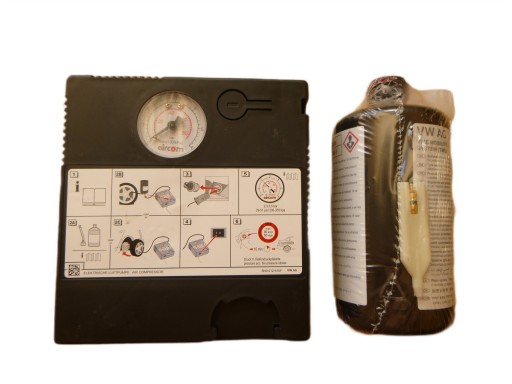 КОМПЛЕКТ ДЛЯ РЕМОНТА ШИН ARTEON TIGUAN GOLF КОМПРЕССОР КОЛЕСА