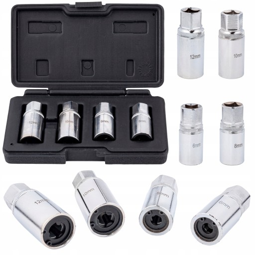 ТОРЦЕВЫЕ КЛЮЧИ ДЛЯ СЛОМАННЫХ ВИНТОВ И ШПИЛЬКОВ 6-12 ММ