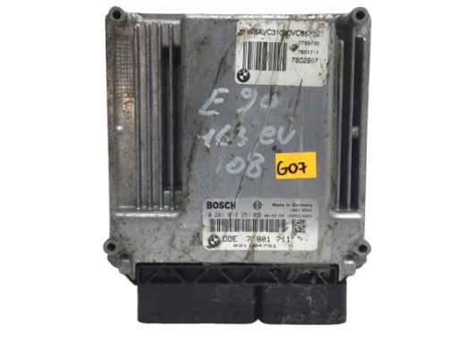 Контроллер двигателя компьютера 0281013251 dde 7801711 g07