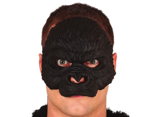 МАСКА ГОРИЛИ, КОСТЮМ МАВПИ, ТЕМНО-КОРИЧНЕВИЙ