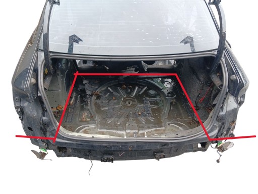 rear panel sump AUDI A3 S3 8V sedan 5D LAK: LZ9Y (13-16)