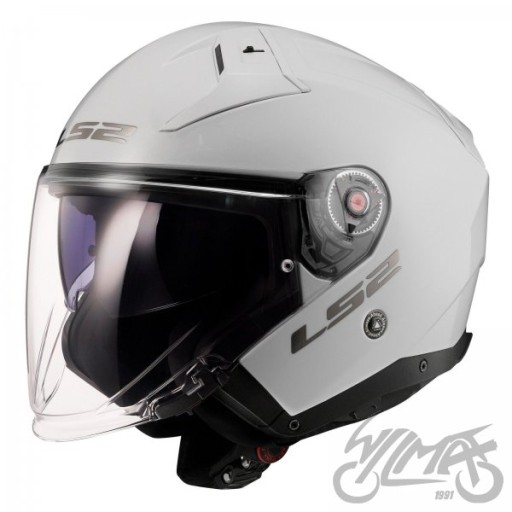 LS2 OF603 ШЛЕМ INFINITY II SOLID WHITE размер L НОВЫЙ