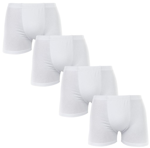 Biele chlapčenské nohavičky Boxerky Detské bavlnené MORAJ 4-PAK 134-140