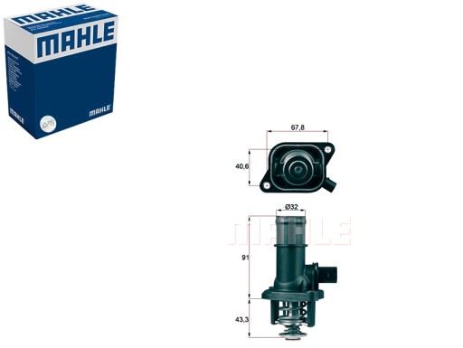 16 105/SERW - MAHLE термостат AUDI A3 1.6 (8L1)