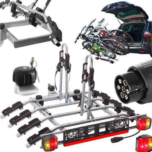 Багажная стойка велосипедная платформа крюк Титан 4 велосипеда 7pn