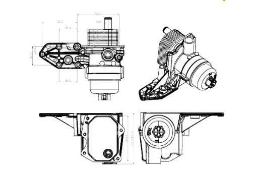 31309/NRF - NRF МАСЛООХОЛОДЖУВАЧ FORD TRANSIT 2.2D 06-