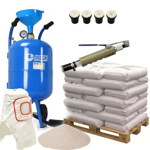 МОБИЛЬНАЯ СИФОННАЯ ПЕСКОСТРОЙНАЯ МАШИНА 38Л ПЕСКОСТРОЙНАЯ ПИСТОЛЕТ + АБРАЗИВНЫЙ ПЕСОК