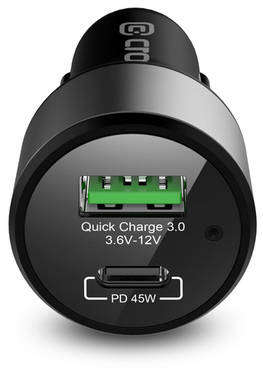 АВТОМОБІЛЬНИЙ ЗАРЯДНИЙ ПРИСТРІЙ CRONG USB-C USB QC 3.0