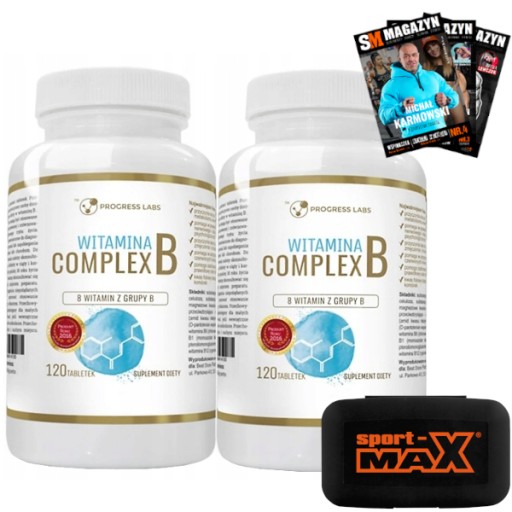 VITAMIN B COMPLEX B1 B2 B3 B5 B6 B7 B9 B12 240ks