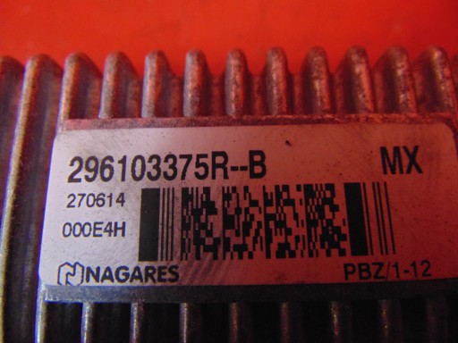 RENAULT ZOE 12- Relay modul 296103375R