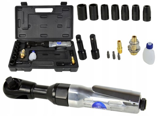 НАБІР ПНЕВМАТИЧНИХ ХРАПОВИКІВ + розеток 16 шт.