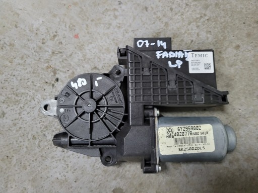 6Y2959802 - Skoda fabia ii 07-14 мотор левого переднего стекла европа