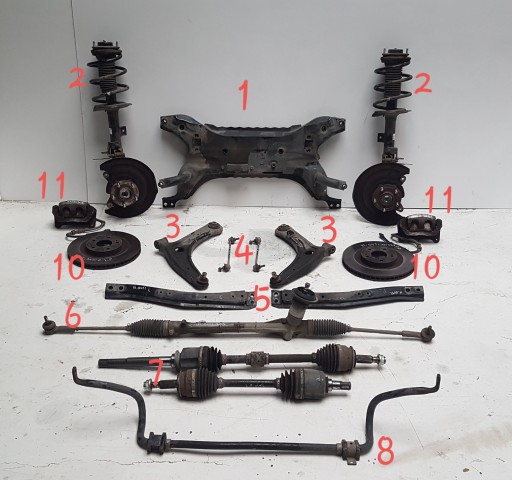 4X4, 4X4 - Люлька сани коляска передок mitsubishi outlander iii лифт 2.0 бензин 4х4