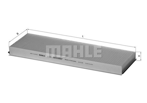 La 438 MAHLE оригинальный фильтр, вентиляционное пространство