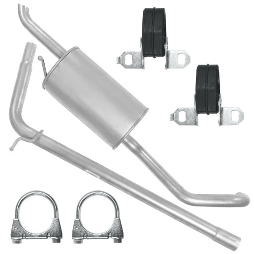 Глушитель комплект VW Polo IV 4 9N 01-09 1.2 HTB хомут