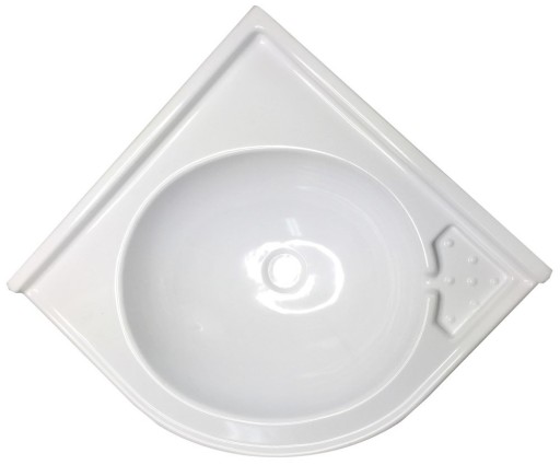 63302 - Кутова раковина Раковина кемпер причіп 418x418 мм