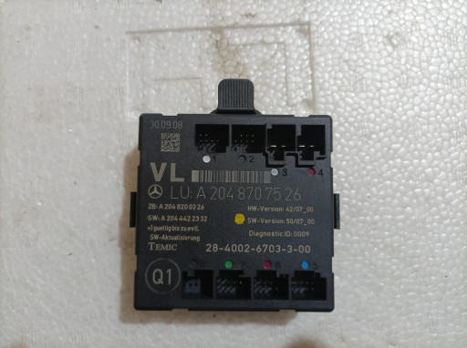 A2048707526 - Модуль передньої лівої двері MERCEDES W204 A204870752