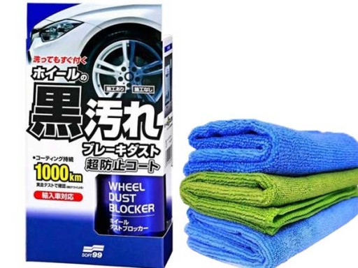 Покриття блокатора пилу колеса софт99 для обода + Мікроф