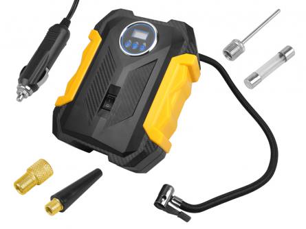 Автомобильный компрессор насос компрессор 12V LED LCD