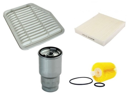 КОМПЛЕКТ ФИЛЬТРОВ ФИЛЬТРЫ TOYOTA RAV 4 2.2 2006-