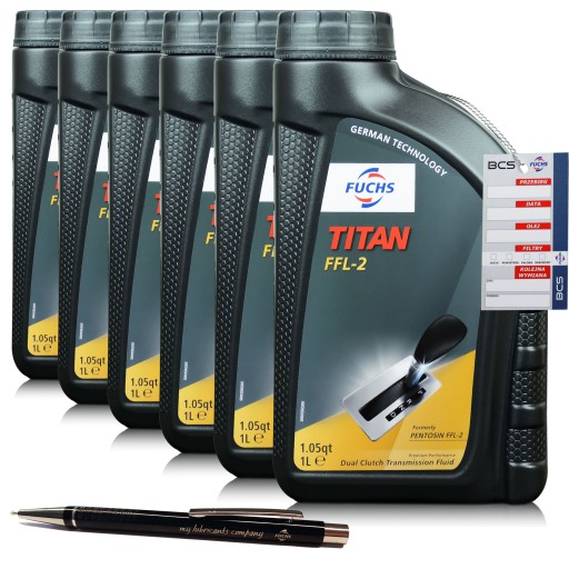 Масло fuchs titan pentosin ffl-2 6 литров для коробки передач dsg vw g052182 6л