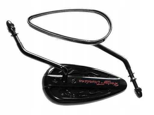 LU-340 - ЧОРНІ ДЗЕРКАЛА ЗАДНЬОГО ВИДУ-HARLEY DAVIDSON HD