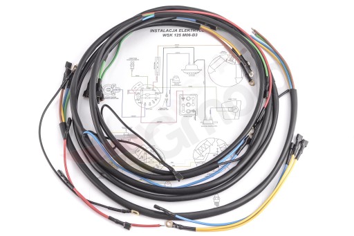 WIĄZKA INSTALACJA ELEKTRYCZNA WSK 125 M06-B3