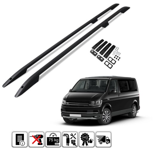 VWTU.73.3888 - РЕЙЛІНГИ НА ДАХ ДЛЯ VOLKSWAGEN TOUAREG 2003-2009