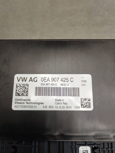 Audi Q4 e-tron modul STERUJACY DES MOTORS 0EA907425C