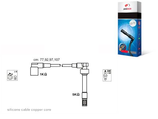 PRO/HR13 - Комплект кабелей зажигания bmw janmor + помощник при столкновении №34