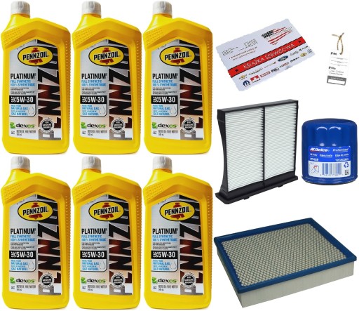 PENNZOIL 5W30 5.7L + ФІЛЬТРИ GMC SIERRA 2007-2013