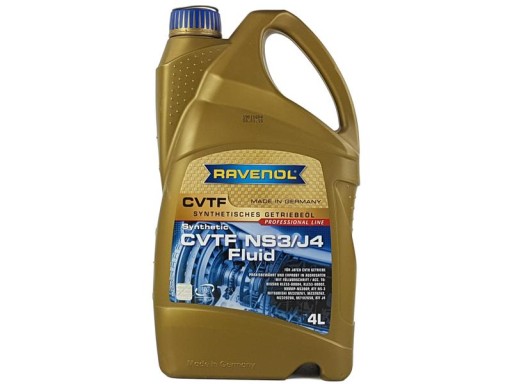 Масло трансмісійне ravenol cvtf ns3/j4 4л