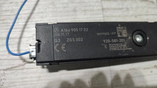 Mercedes-Benz A-classa W176 17r. 1.5cdi amplifier anteny